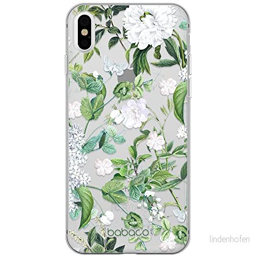 ERT GROUP mobiltelefonfodral för Iphone XS Max originalt och officiellt licensierat Babaco mönster Flowers 034 optimalt anpassad till formen på mobiltelefonen, gedeeltelijk transparant 5905131291417