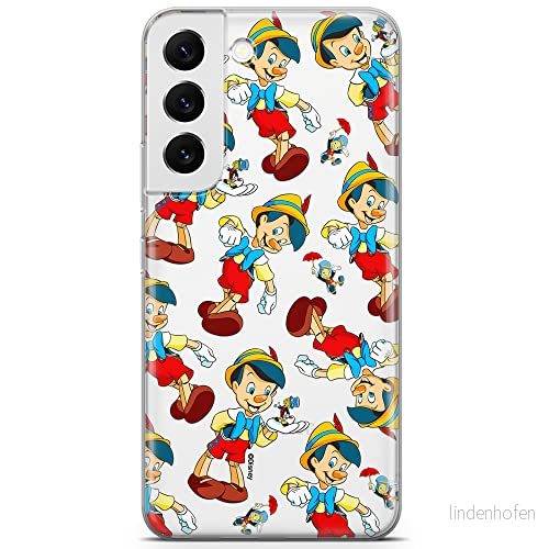 ERT GROUP mobiltelefonfodral för Samsung S22 originalt och officiellt licensierat Disney mönster Pinocchio 002 optimalt anpassad till formen på mobiltelefonen, gedeeltelijk transparant 5905131815286