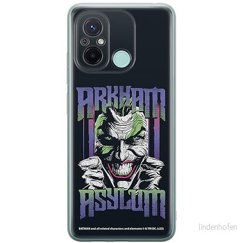 ERT GROUP mobiltelefonfodral för Xiaomi REDMI 12C/ 11A originalt och officiellt licensierat DC mönster Joker 028 anpassad till formen på mobiltelefonen, fodral tillverkad av TPU plast 5905795053697