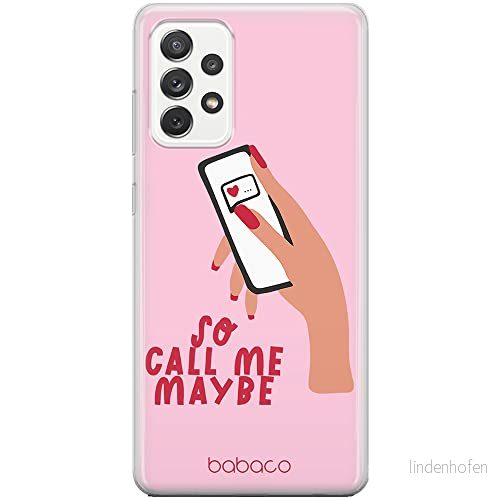 ERT GROUP mobiltelefonfodral för Samsung A53 5G originalt och officiellt licensierat Babaco mönster Call me maybe 001 optimalt anpassad till formen på mobiltelefonen, fodral tillverkad av TPU plast 5904805337284