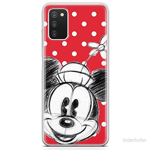 ERT GROUP mobiltelefonfodral för Samsung A03S originalt och officiellt licensierat Disney mönster Minnie 009 optimalt anpassad till formen på mobiltelefonen, fodral tillverkad av TPU plast 5903932990287