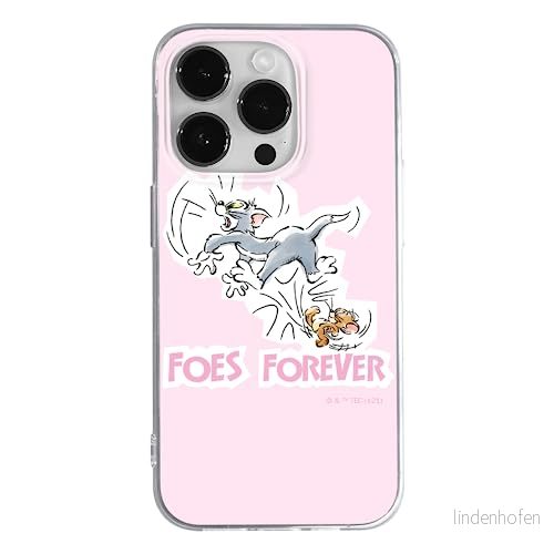 ERT GROUP mobiltelefonfodral för Apple Iphone 14 PRO MAX originalt och officiellt licensierat Tom and Jerry mönster 010, fodral tillverkad av TPU plast 5905131937193