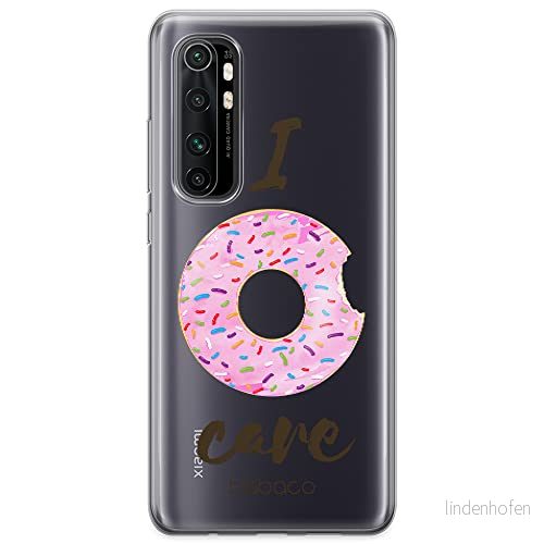 ERT GROUP mobiltelefonfodral för Xiaomi MI NOTE 10 Lite originalt och officiellt licensierat Babaco mönster Donut 001 optimalt anpassad till formen på mobiltelefonen, gedeeltelijk transparant 5904805405358