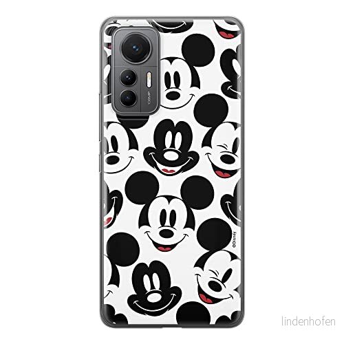 ERT GROUP mobiltelefonfodral för Xiaomi 12 LITE originalt och officiellt licensierat Disney mönster Mickey 018 optimalt anpassad till formen på mobiltelefonen, fodral tillverkad av TPU plast 5905511501792