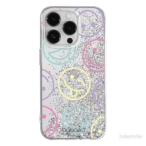 ERT GROUP mobiltelefonfodral för Apple Iphone 14 PRO originalt och officiellt licensierat Babaco mönster Positive vibes 002 optimalt anpassad till formen på mobiltelefonen, med glitter overflow effekt 5905511604424