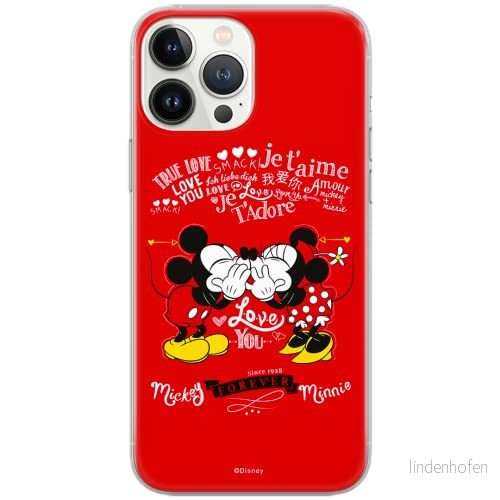ERT GROUP mobiltelefonfodral för Samsung A13 4G originalt och officiellt licensierat Disney mönster Mickey & Minnie 005 optimalt anpassad till formen på mobiltelefonen, fodral tillverkad av TPU plast 5904805548659