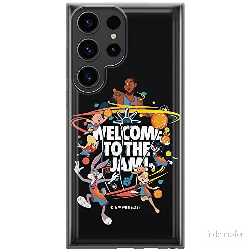 ERT GROUP mobiltelefonfodral för Samsung S23 ULTRA originalt och officiellt licensierat Looney Tunes mönster Space Jam 003 anpassad till formen på mobiltelefonen, fodral tillverkad av TPU plast 5905511474607