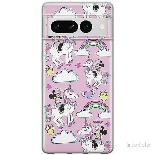 ERT GROUP mobiltelefonfodral för Google PIXEL 7 PRO originalt och officiellt licensierat Disney mönster Minnie 037 optimalt anpassad till formen på mobiltelefonen, fodral tillverkad av TPU plast 5905795162986