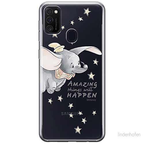 ERT GROUP mobiltelefonfodral för Samsung M21 originalt och officiellt licensierat Disney mönster Dumbo 010 optimalt anpassad till formen på mobiltelefonen, gedeeltelijk transparant 5903537832975