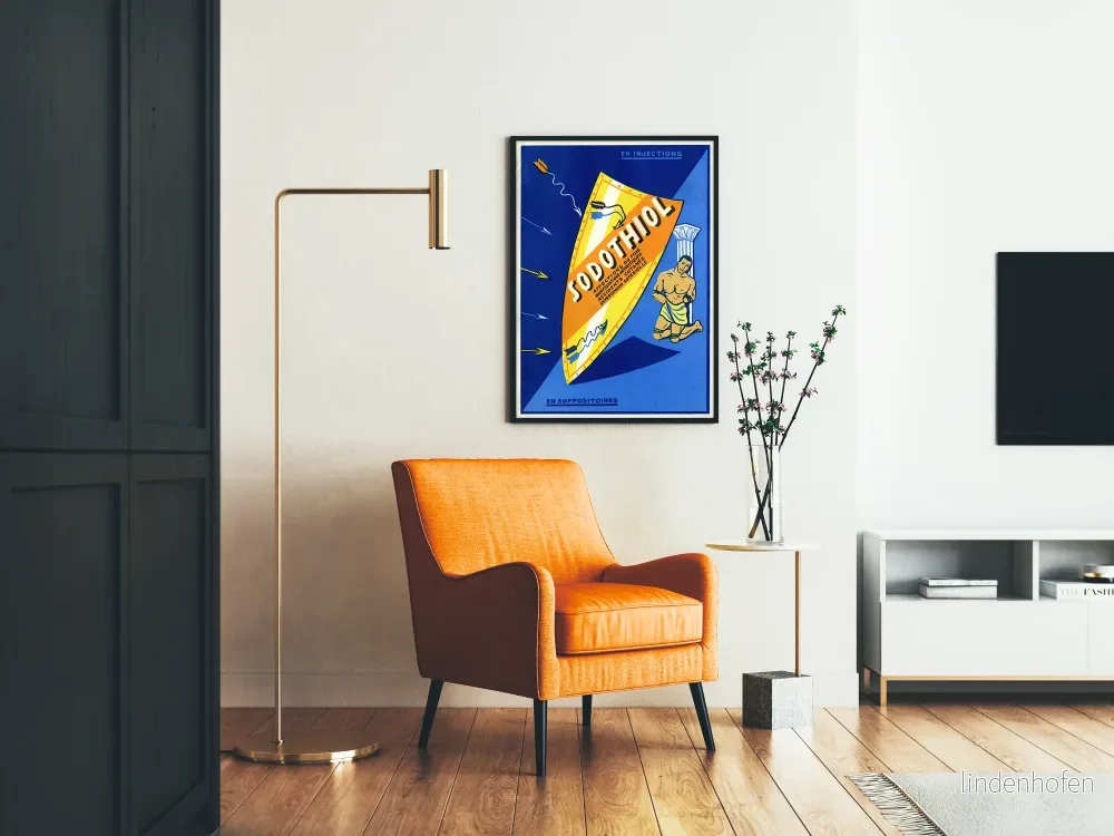 Vintage reklamposter för läkemedlet Sodothiol - Bild 2