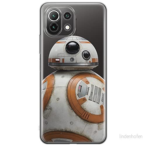 ERT GROUP mobiltelefonfodral för Xiaomi 11 LITE 4G/5G originalt och officiellt licensierat Star Wars mönster BB 8 002, gedeeltelijk transparant 5903932704594