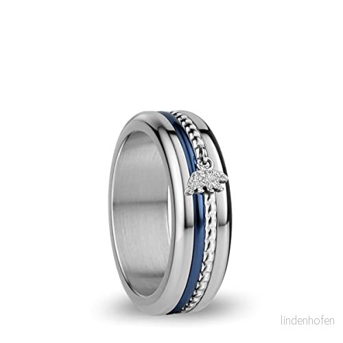 BERING kvinnlig Ringkombination Storlek 8 polerat silver Seine 5710718256983
