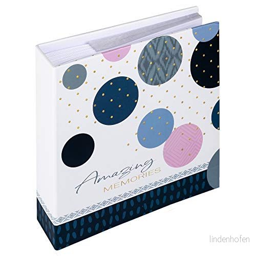 walther design fotoalbum blå 200 bilder 10 x 15 cm memo infoga album Amazing Memories ME 486 L 4004122275311