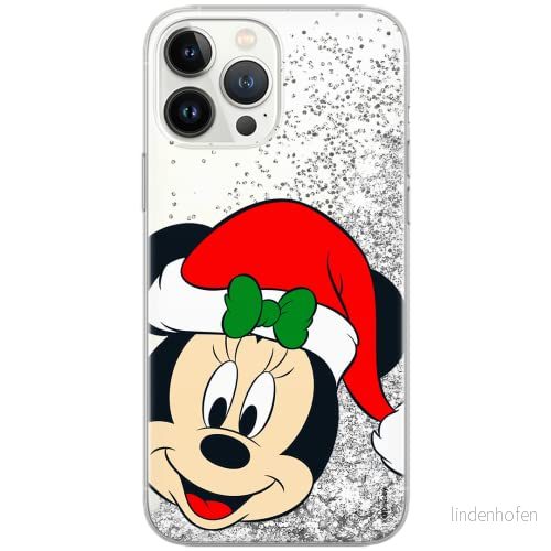 ERT GROUP mobiltelefonfodral för Apple Iphone XR originalt och officiellt licensierat Disney mönster Minnie 060 Vit optimalt anpassad till formen på mobiltelefonen, med glitter overflow effekt 5903932095098