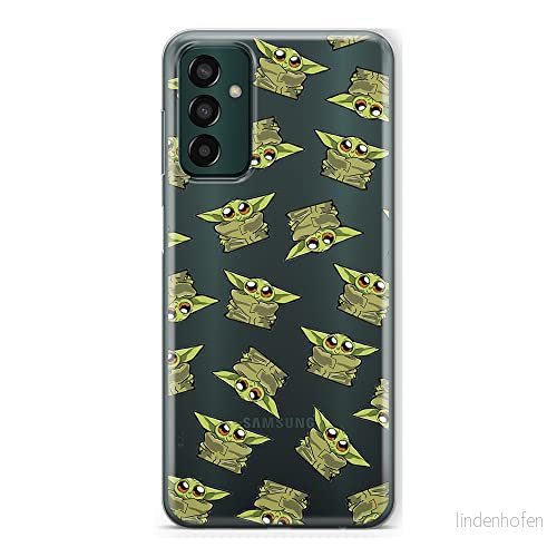 ERT GROUP mobiltelefonfodral för Samsung M13 4G originalt och officiellt licensierat Star Wars mönster Baby Yoda 008 optimalt anpassad till formen på mobiltelefonen, gedeeltelijk transparant 5905511329310