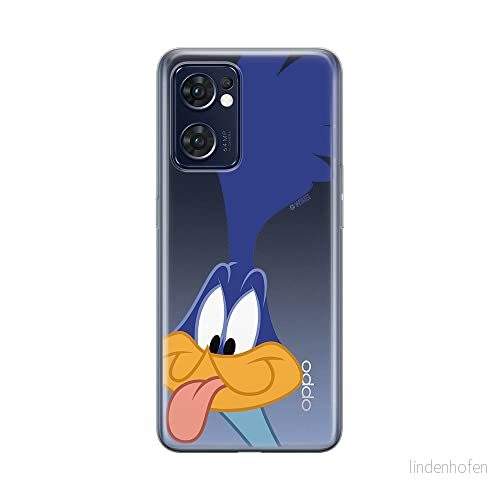 ERT GROUP mobiltelefonfodral för Oppo RENO 7 5G originalt och officiellt licensierat Looney Tunes mönster Road Runner 002 optimalt anpassad till formen på mobiltelefonen, gedeeltelijk transparant 5905511309800