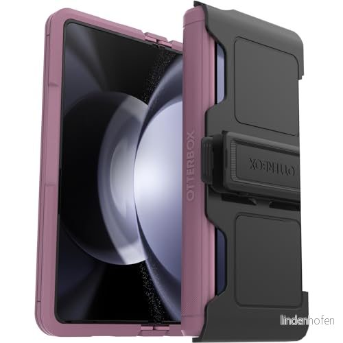 OtterBox Defender XT skal för Samsung Galaxy Z Fold5, extra stöttåligt, fallsäkert,skyddande skal, testad till militärstandard x4, vikbara telefoner, Lila 840304744787