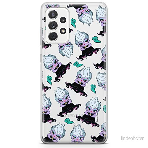 ERT GROUP mobiltelefonfodral för Samsung A33 5G originalt och officiellt licensierat Disney mönster Ursula 005 optimalt anpassad till formen på mobiltelefonen, gedeeltelijk transparant 5905131468444