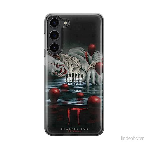 ERT GROUP mobiltelefonfodral för Samsung S23 PLUS originalt och officiellt licensierat Horror mönster It 022 optimalt anpassad till formen på mobiltelefonen, fodral tillverkad av TPU plast 5905511454388