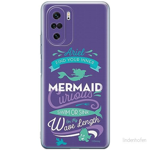 ERT GROUP mobiltelefonfodral för Xiaomi MI 11i/ REDMI K40/K40 PRO/POCO F3/ F3 PRO originalt och officiellt licensierat Disney mönster Ariel 002, fodral tillverkad av TPU plast 5905511892081