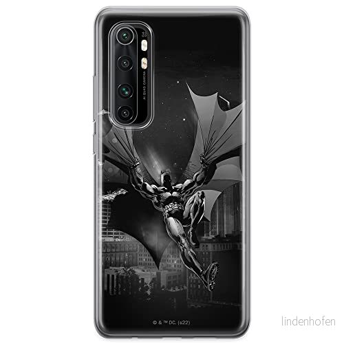 ERT GROUP mobiltelefonfodral för Xiaomi MI NOTE 10 Lite originalt och officiellt licensierat DC mönster Batman 073 optimalt anpassad till formen på mobiltelefonen, fodral tillverkad av TPU plast 5905131509277