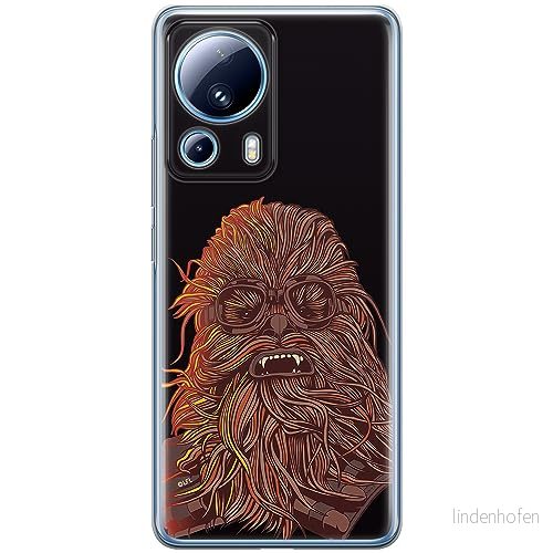 ERT GROUP mobiltelefonfodral för Xiaomi 13 LITE/CIVI 2 originalt och officiellt licensierat Star Wars mönster Chewbacca 007 anpassad till formen på mobiltelefonen, fodral tillverkad av TPU plast 5905511921194