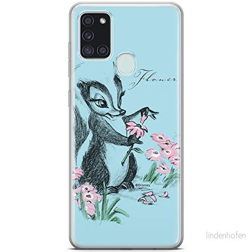 ERT GROUP mobiltelefonfodral för Samsung A21s originalt och officiellt licensierat Disney mönster Flower Skunk 001 optimalt anpassad till formen på mobiltelefonen, fodral tillverkad av TPU plast 5903040263433