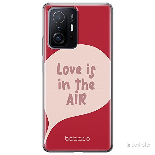 ERT GROUP mobiltelefonfodral för Xiaomi 11T 5G / PRO originalt och officiellt licensierat Babaco mönster Love is in the air 001, fodral tillverkad av TPU plast 5904805560002