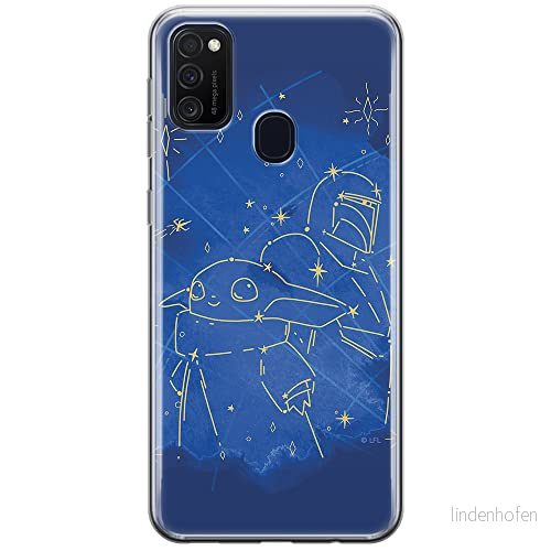 ERT GROUP mobiltelefonfodral för Samsung M21 originalt och officiellt licensierat Star Wars mönster Baby Yoda 023 optimalt anpassad till formen på mobiltelefonen, fodral tillverkad av TPU plast 5904805076930
