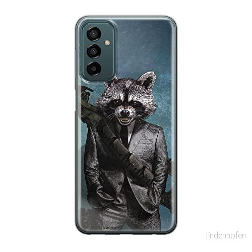 ERT GROUP mobiltelefonfodral för Samsung M13 4G/M23 5G/F23 originalt och officiellt licensierat Marvel mönster Rocket 002 anpassad till formen på mobiltelefonen, fodral tillverkad av TPU plast 5905511375355