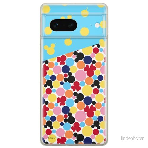 ERT GROUP mobiltelefonfodral för Google PIXEL 7 originalt och officiellt licensierat Disney mönster Mickey 031 optimalt anpassad till formen på mobiltelefonen, fodral tillverkad av TPU plast 5905795140281