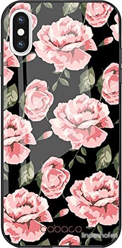 ERT GROUP mobiltelefonfodral för Apple Iphone XS Max originalt och officiellt licensierat Babaco mönster Flowers 013 tillverkad av härdat glas, optimalt anpassat till mobilens form, skyddsfodral 5903932613780