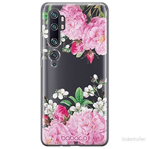 ERT GROUP mobiltelefonfodral för Xiaomi MI NOTE 10 / PRO originalt och officiellt licensierat Babaco mönster Flowers 046 anpassad till formen på mobiltelefonen, gedeeltelijk transparant 5905131331557