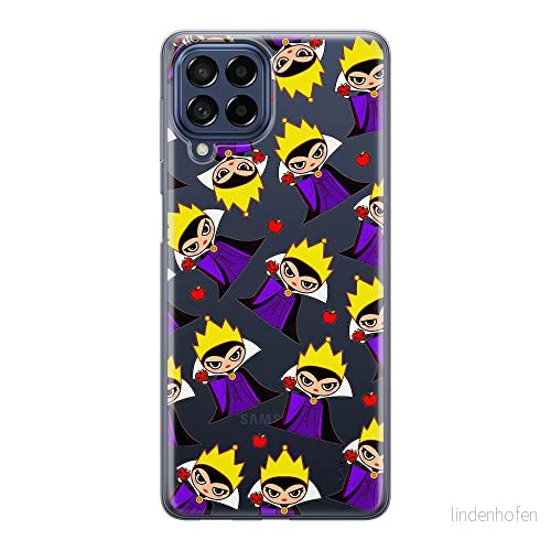 ERT GROUP mobiltelefonfodral för Samsung M53 5G originalt och officiellt licensierat Disney mönster The Evil Queen 003 optimalt anpassad till formen på mobiltelefonen, gedeeltelijk transparant 5905511391270