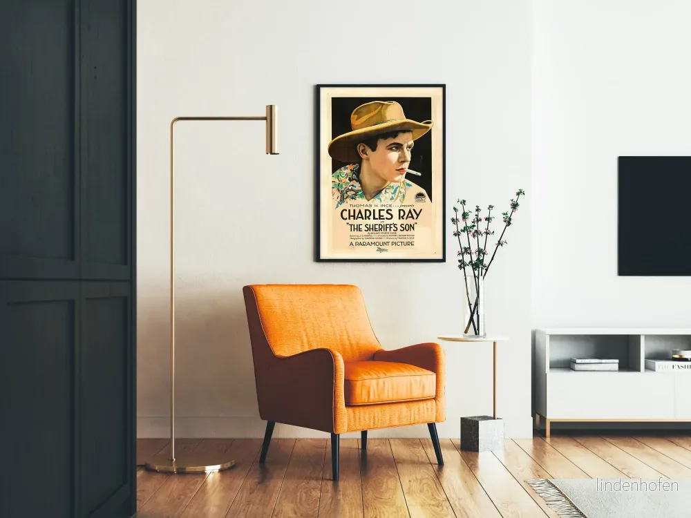 Vintageposter The Sheriff's Son västerländsk retroinredning - Bild 2