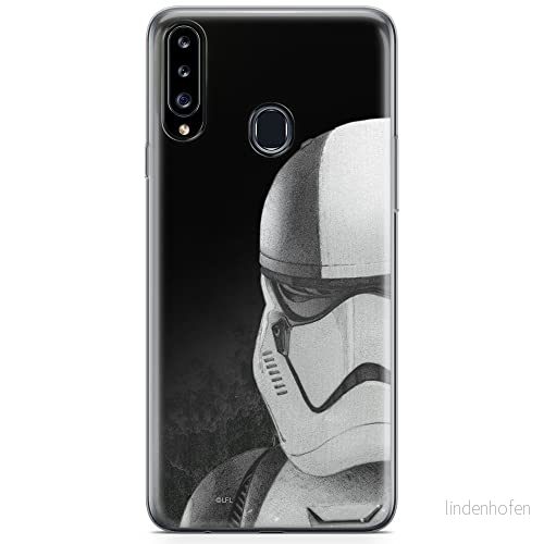 ERT GROUP mobiltelefonfodral för Samsung A20S originalt och officiellt licensierat Star Wars mönster Stormtrooper 001 optimalt anpassad till formen på mobiltelefonen, fodral tillverkad av TPU plast 5904805443770