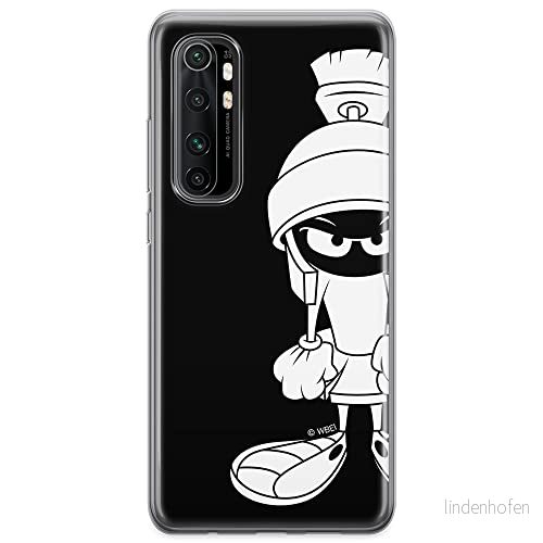 ERT GROUP mobiltelefonfodral för Xiaomi MI NOTE 10 Lite originalt och officiellt licensierat Looney Tunes mönster Marvin 002 anpassad till formen på mobiltelefonen, fodral tillverkad av TPU plast 5904805589096