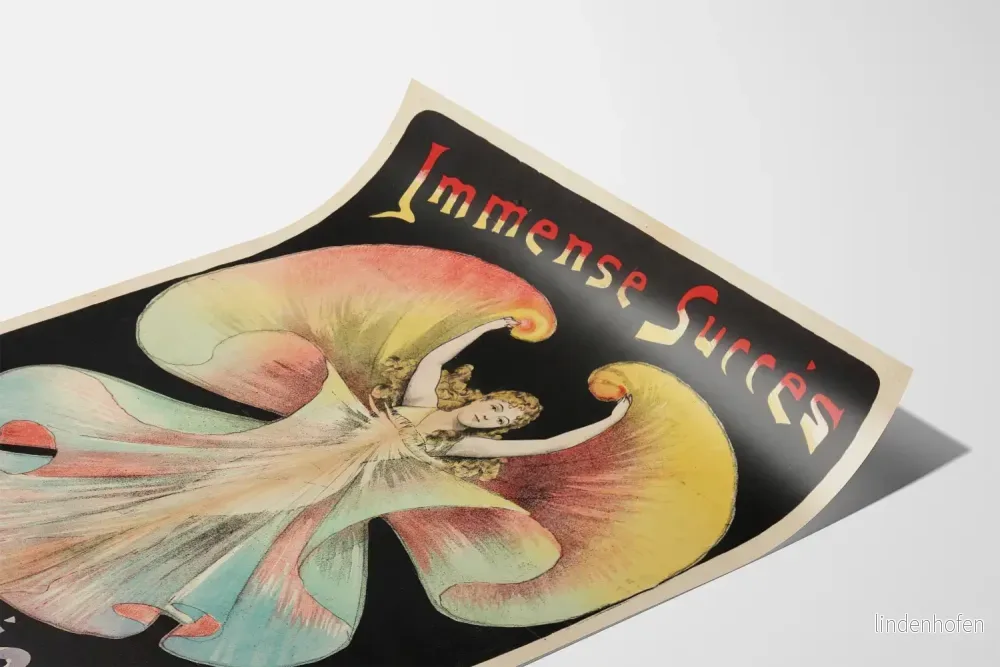 Vintageposter: Enorm framgång La Caméléonnia för väggdekoration - Bild 3