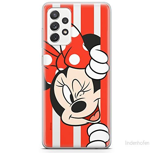 ERT GROUP mobiltelefonfodral för Samsung A73 5G originalt och officiellt licensierat Disney mönster Minnie 059 optimalt anpassad till formen på mobiltelefonen, gedeeltelijk transparant 5904805512568