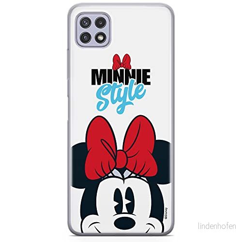 ERT GROUP mobiltelefonfodral för Samsung A22 5G originalt och officiellt licensierat Disney mönster Minnie 027 optimalt anpassad till formen på mobiltelefonen, fodral tillverkad av TPU plast 5903932824988