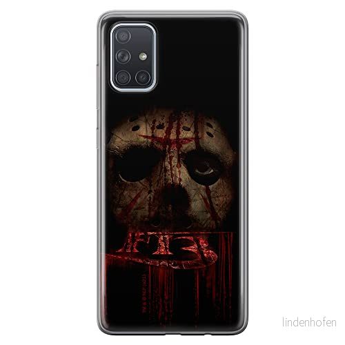 ERT GROUP mobiltelefonfodral för Samsung A71 5G originalt och officiellt licensierat Horror mönster Friday the 13th 013 optimalt anpassad till formen på mobiltelefonen, fodral tillverkad av TPU plast 5905511109264