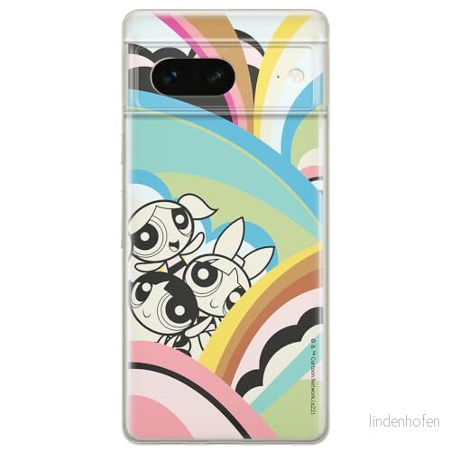 ERT GROUP mobiltelefonfodral för Google PIXEL 7 originalt och officiellt licensierat The Powerpuff Girls mönster 018 optimalt anpassad till formen på mobiltelefonen, fodral tillverkad av TPU plast 5905795154158