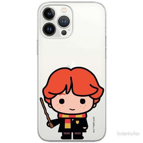 ERT GROUP mobiltelefonfodral för Iphone 13 PRO MAX originalt och officiellt licensierat Harry Potter mönster 025 Vit optimalt anpassad, gedeeltelijk transparant 5903932867145