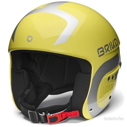 Briko, HELMET Unisex vuxen, glänsande barberry gul oslo grå, 54 8059075249328