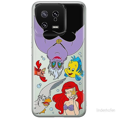 ERT GROUP mobiltelefonfodral för Xiaomi 13 originalt och officiellt licensierat Disney mönster Ariel 008 optimalt anpassad till formen på mobiltelefonen, gedeeltelijk transparant 5905795045692