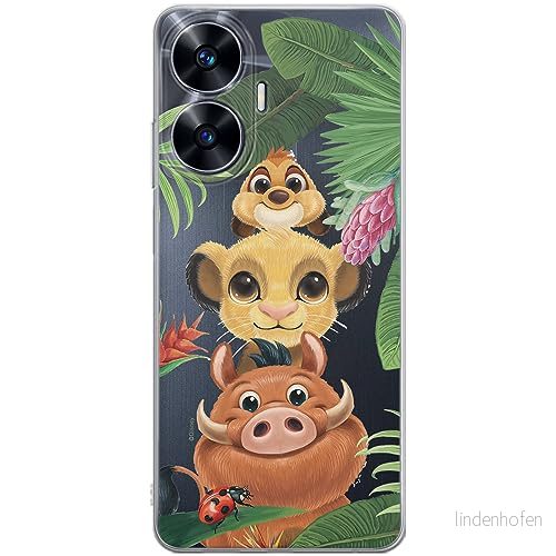 ERT GROUP mobiltelefonfodral för Realme C55 originalt och officiellt licensierat Disney mönster Simba & Friends 003 optimalt anpassad till formen på mobiltelefonen, gedeeltelijk transparant 5905511875985
