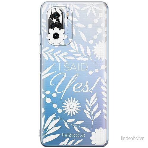 ERT GROUP mobiltelefonfodral för Xiaomi MI 11i/ REDMI K40/K40 PRO/POCO F3/ F3 PRO originalt och officiellt licensierat Babaco mönster I said Yes! 002, gedeeltelijk transparant 5905511887599