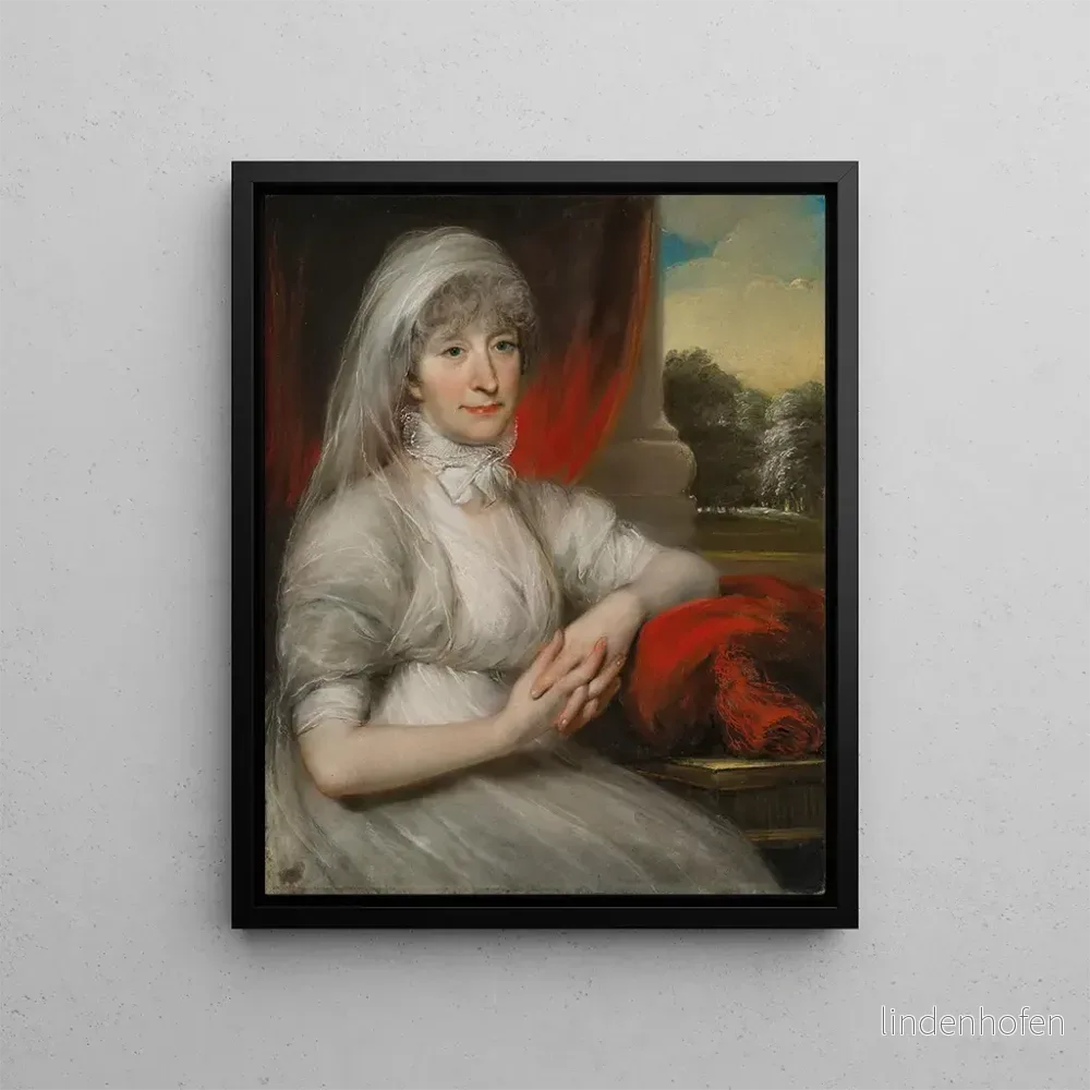 Målning porträtt av Anne Buck (1749 - 1832) från Ulley Carnaby - John Russell | Konsttryck