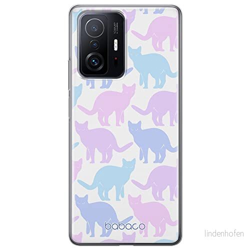 ERT GROUP mobiltelefonfodral för Xiaomi 11T 5G / PRO originalt och officiellt licensierat Babaco mönster Cats 011 optimalt anpassad till formen på mobiltelefonen, fodral tillverkad av TPU plast 5905131054722