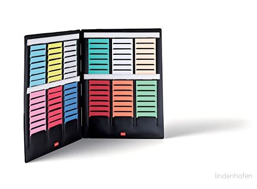 Nobo Mini card planner board 16 slots x 3 columns black 3147330005323
